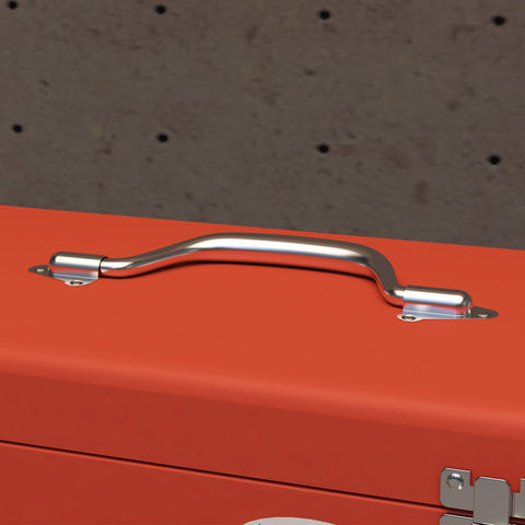 Rootz Tool Box with Drawers - Tool Case - Storage Organizer - Durable Steel - 45 x 24 x 27 cm - Maximum Stability