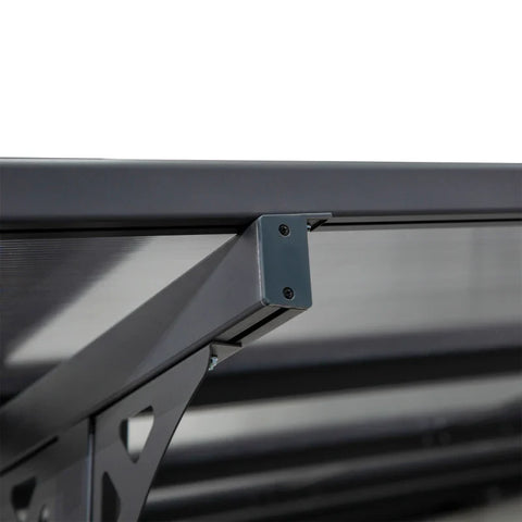 Rootz Pergola Gazebo - Garden Pavilion Canopy Tent - Height Adjustable - Sun Protection - Aluminum - Gray - 435L x 302B cm