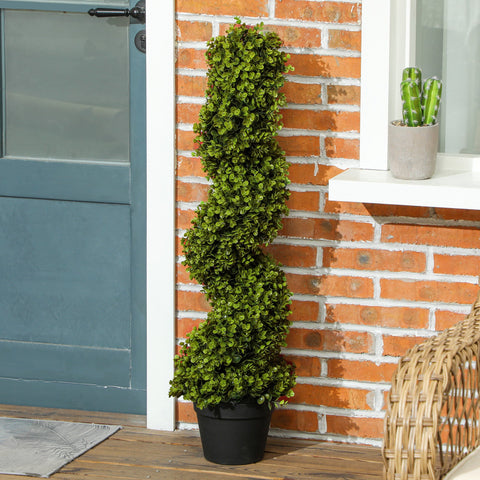 Rootz Set of 2 Decorative Artificial Plants - Fake Plants - Faux Plants - UV Resistant - 90cm