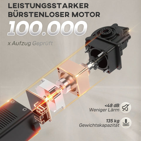 Rootz Relaxation Armchair - Recliner Chair - Upholstered Memory Chair - Quiet Engine - White - 80B x 83T x 104H cm