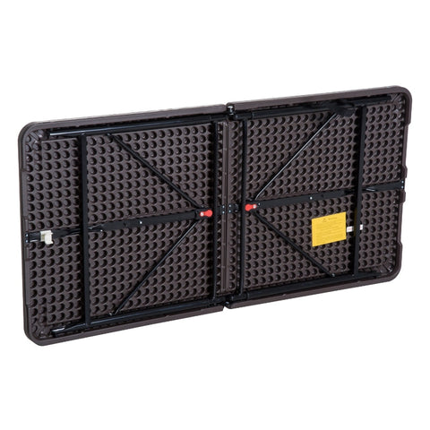 Rootz Folding Table - Foldable Camping Table - Picnic Table - Durable & Weather-Resistant - Height Adjustable - Lightweight & Portable - 122cm x 61cm x 53/71.5cm