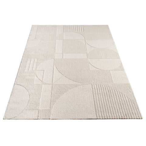 High-Pile Rug – Modern Geometric Pattern – Soft, Durable & Cozy – Easy Care
