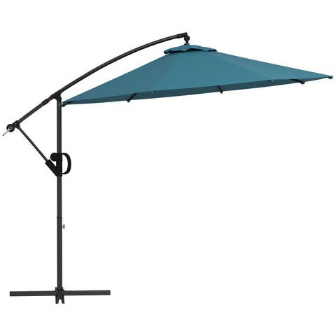 Rootz Side Tiltable Parasol - Sun Shade - Outdoor Umbrella - UV Protection 30+ - 293cm x 260cm