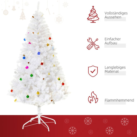 Rootz Artificial Christmas Tree - Festive Tree - Holiday Tree - Reusable - Flame Retardant - Easy Assembly - ø105 x H180 cm