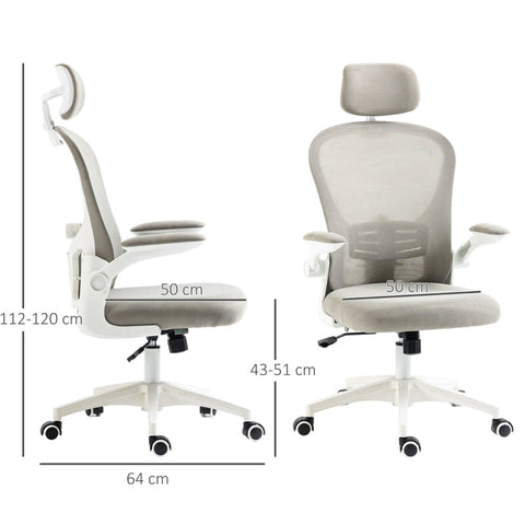 Rootz Office Chair - Computer Chair - Task Chair - Ergonomic Design - 62cm x 64cm x 112-120cm