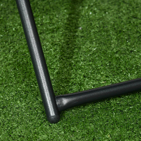 Rootz Garden Table - Polyrattan Balcony Table - Foldable - Steel Frame - Easy To Clean - Polyrattan - Natural - 40x40x40 cm