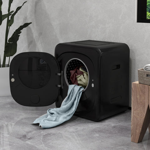 Rootz Compact Tumble Dryer - Clothes Dryer - Laundry Dryer - UV Disinfection - 48cm x 40cm x 56cm