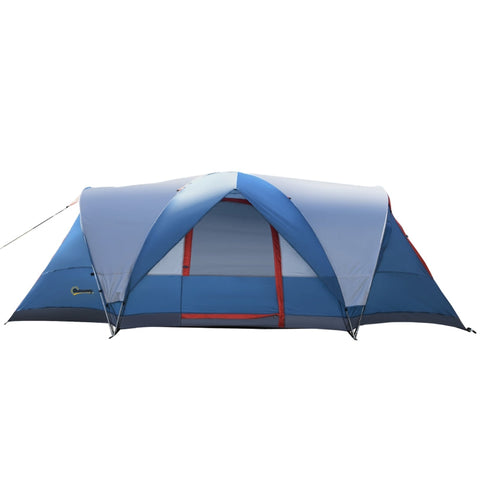 Rootz Camping Tent - Outdoor Shelter - Family Tent - Spacious Design - Water-Repellent - UV-Resistant - 475L x 207W x 150H cm