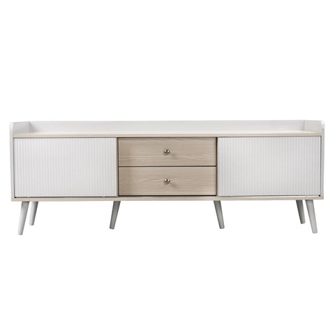 Rootz Elegant TV Cabinet - Media Storage Unit - Entertainment Console - Durable Design - 160cm x 40cm x 58cm
