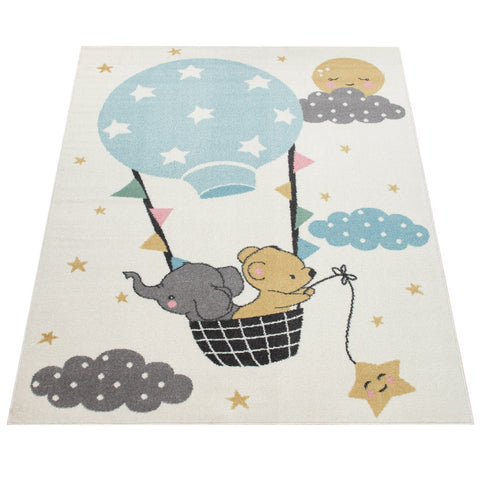 Children’s Rug – Dreamy Night Sky Theme – Soft, Durable, Playroom Perfect
