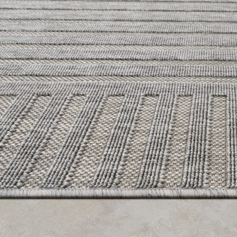 Indoor & Outdoor Rug – Durable, Weather-Resistant, Soft 3D Geometric Pattern