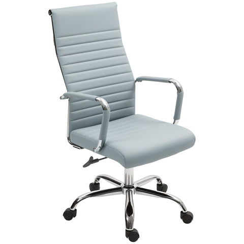 Rootz Ergonomic Office Chair - Swivel Chair - Adjustable Chair - Synthetic Leather - Comfort & Style - 54x62x104-114cm