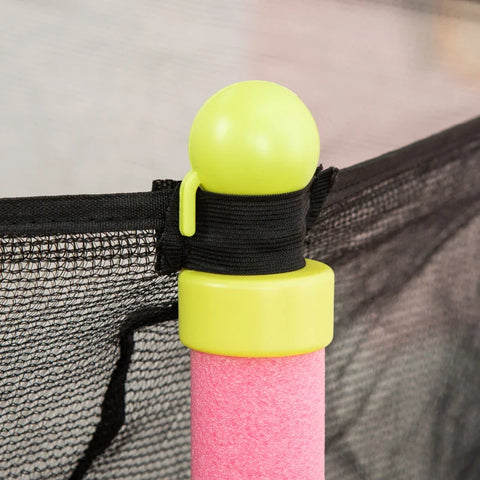 Rootz Trampoline for Children - Fitness Trampoline with Safety Net - Toddler Trampoline - Springless design - Indoor - Outdoor - Pink - 140L x 140W x 160H cm