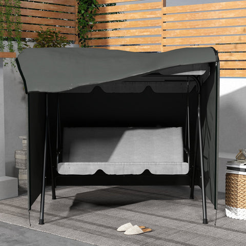 Rootz Garden Swing Cover - Protective - Weatherproof - Oxford Fabric - Protects from UV & Fading - 177 x 114 x 152 cm