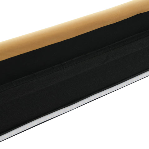 Rootz Upholstered Bed Frame - Velvet Platform Bed - LED Bed - Cozy Lighting - Fits 140x200 cm Mattress - 207x149x103 cm - Khaki