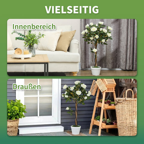 Rootz Artificial Tree - Art Plant - Fake Plant - Low Maintenance - Ø18 x 90H cm