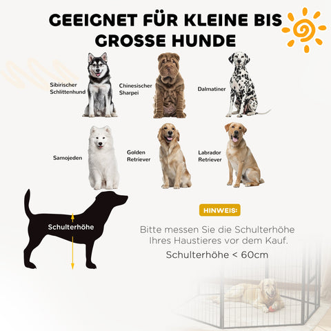 Rootz 2 Set Expansion for Puppy Enclosures - Dog Fence Panels - Pet Playground - Robust Steel - 80cm x 100cm x 1.5cm