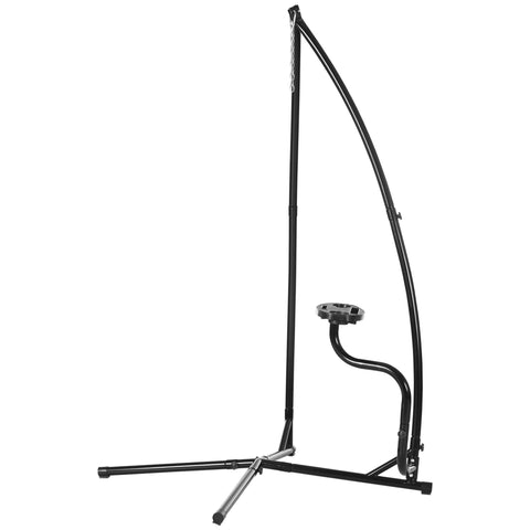 Rootz Stand for Hanging Chair - Hanging Rest Bar - Adjustable Tray - Epoxy-Coated Steel - 109cm x 109cm x 210cm
