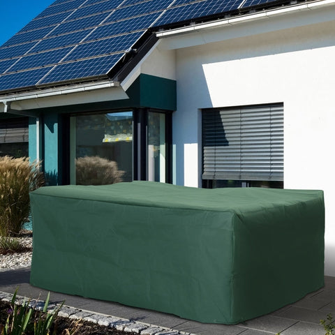 Rootz beschermhoes voor tuinmeubelen - hoes voor tuinmeubilair - hoes voor terrasmeubilair - duurzaam 600D Oxford-materiaal - UV-bescherming - waterafstotend - veilige bevestiging - 210 cm x 140 cm x 80 cm