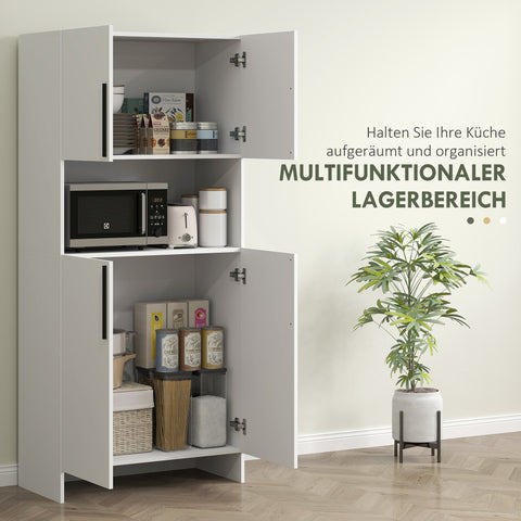 Rootz Kitchen Cabinet - Pantry Storage - Cupboard Organizer - Maximizes Space - 79b x 40t x 175H cm
