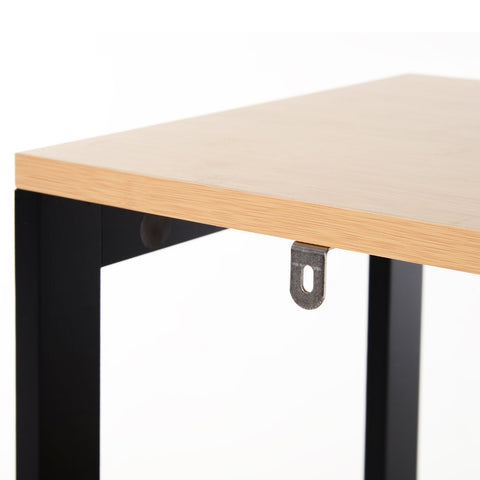 Rootz Bathroom Shelf Cabinet - Kitchen Storage - Bamboo MDF - Compact Organizer - 30 x 30 x 144.3 cm