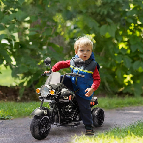 Rootz Electric Ride-On Motorcycle for Kids - Children's Trike - Three-Wheeled Motorcycle - Safe & Stable - 110 x 48 x 56 cm