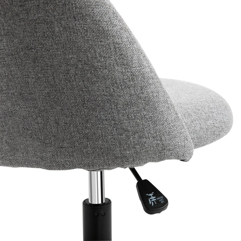 Rootz Height-Adjustable Desk Chair - Office Chair - Rotatable Desk Seat - Optimal Comfort - 48L x 60B x 105-125H cm