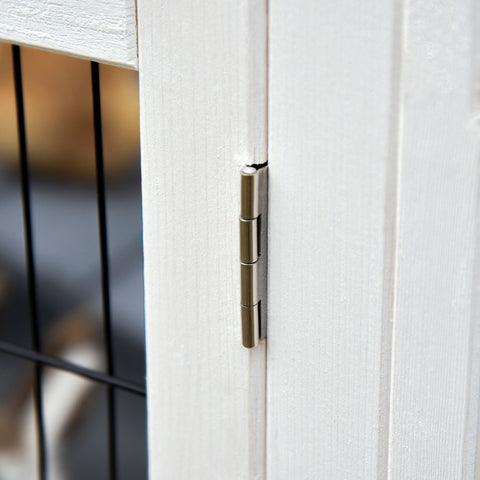 Rootz 2 Level Small Animal Hutch - Pet Cage - Mobile Hutch - Weatherproof Fir Wood - 102cm x 60cm x 63.5cm