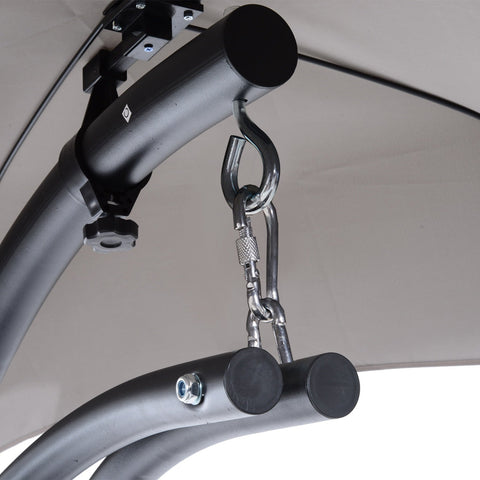 Rootz Hanging Lounger Schwingliege - Hollywood Swing - Garden Lounger - Ergonomic Comfort - 190cm x 115cm x 190cm