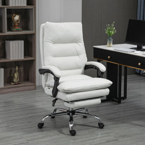 Rootz Massage Office Chair - Swivel Chair - Executive Chair - Lumbar Heat - 65cm x 72cm x 109-117cm