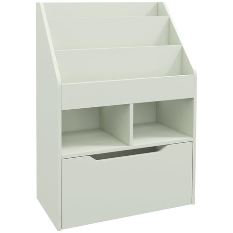 Rootz Multi-Purpose Bookcase Shelf - Storage Unit - Grey - Ample Storage - 60cm x 29.9cm x 90cm