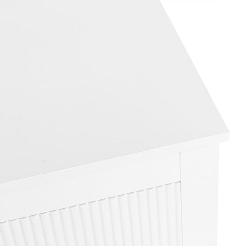 Rootz Elegant Sideboard - Chic Storage Cabinet - Luxury Drawers - Ample Storage - 79cm x 39.5cm x 80.5cm