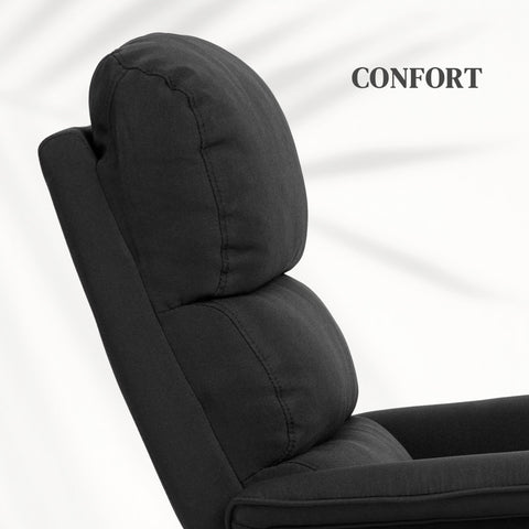 Rootz Electric Recliner Armchair - Relax Chair - Power Lift - Footrest & Remote - 66cm x 90cm x 96cm - Ergonomic Comfort