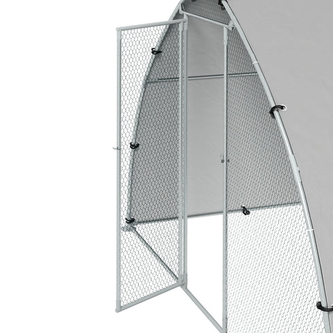Rootz Large Chicken Enclosure - Chicken Coop - Animal Pen - UV-Resistant Roof - 3.04m x 1.9m x 2.2m - Protects from Predators