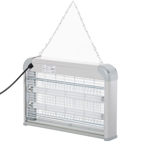 Rootz Mosquito Killer Lamp - Insect Zap - Bug Zapper - 60m² Coverage - Removable Tray - 39 x 7.5 x 26.5cm