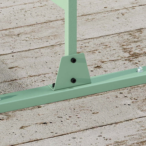 Rootz Decorative Metal Wind Protection Panel - Garden Divider - Privacy Screen - Modern Design - 122 x 45 x 198 cm