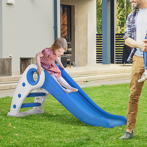 Rootz Children's Slide - Foldable Play Slide - Kids Indoor Outdoor Slide - Develops Motor Skills - 120L x 50W x 56H cm