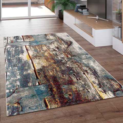 Short Pile Rug – Modern Pattern – Designer Style – Soft & Durable Living Room Carpet