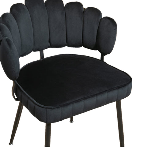 Rootz 2 Piece Set Velvet Dining Chairs - Dining Room Chairs - Office Chairs - Luxurious Comfort - 57.98cm x 56cm x 78cm
