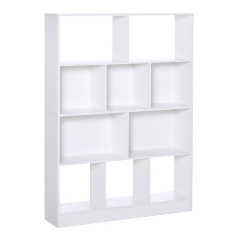 Rootz Bookcase Shelf Storage Rack - Book Shelf - Storage Unit - Ample Space - 100W x 23.8D x 140H cm