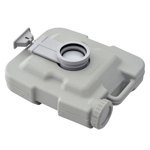 Rootz Outdoor Toilet - Portable Toilet - Camping Toilet - Easy Transport - 36cm x 42cm x 30cm - Waste & Flushing Tank