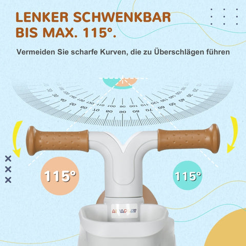 Rootz Balance Bike - Baby Walker - Toddler Bike - Adjustable Seat - Whisper Tires - Safe Design - Roughly 56cm x 27cm x 39cm