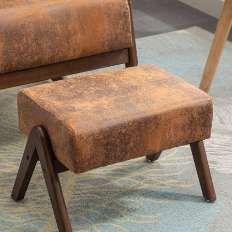 Rootz Rocking Chair - Mid-Century Modern Seat - Ergonomic Lounge Chair - Comfort & Durability - 136kg Capacity - 65cm x 85cm x 94cm