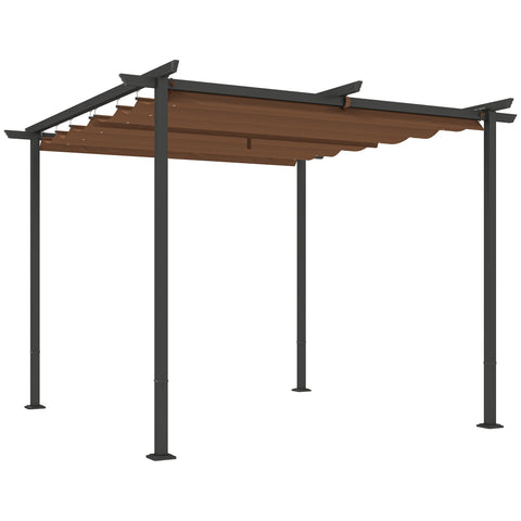 Rootz Pergola Garden Outdoor Canopy - Pavilion - UV Protection - UPF30+ - 300x300x227cm