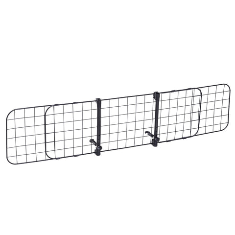 Rootz Dog Guard Car Trunk Grille - Pet Barrier - Adjustable Divider - Durable Metal - Safe Transport - Easy Assembly - (91-145) x 30 cm