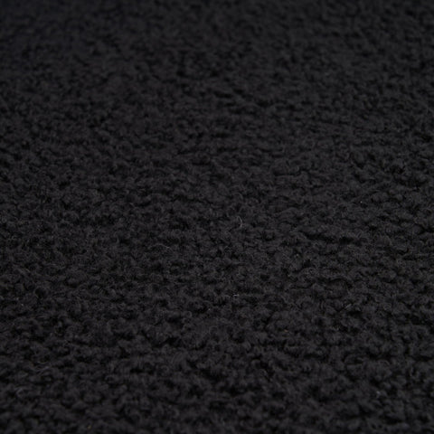 Rootz Teddy Velvet Dressing Chair - Velvet Accent Chair - Upholstered Seating - Comfortable High-Density Foam - 74.1cm x 77.9cm x 81cm, Black