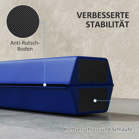 Rootz Foldable Balance Beam - Training Beam - Non-Slip Beam - Enhances Stability - 236cm x 10cm x 6.5cm