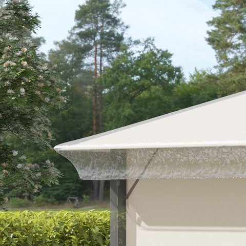 Rootz Pavilion Rain Cover - Garden Pavilion Protection - Waterproof Tarpaulin - Windproof - 300l x 300b x 80H cm