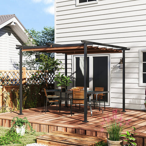 Rootz Pergola Garden Outdoor Canopy - Pavilion - UV Protection - UPF30+ - 300x300x227cm