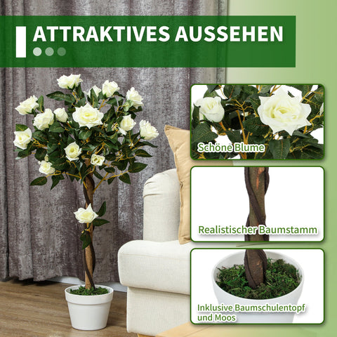 Rootz Artificial Tree - Art Plant - Fake Plant - Low Maintenance - Ø18 x 90H cm